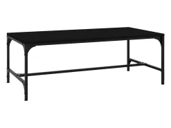 Clearance vidaxl Mesa de centro 100x50x35 cm derivados de madeira Preto