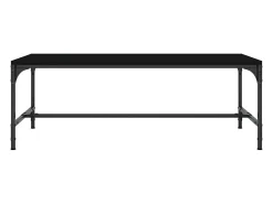 Clearance vidaxl Mesa de centro 100x50x35 cm derivados de madeira Preto