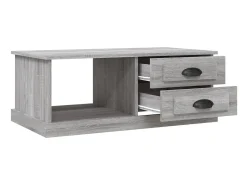 Clearance vidaxl Mesa de centro 90x50x35 cm derivados madeira sonoma Cinzento