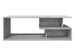 Mesa De Centro| Mesa de centro 102x55x35 cm derivados de madeira cinza cimento PT292593 Cinzento