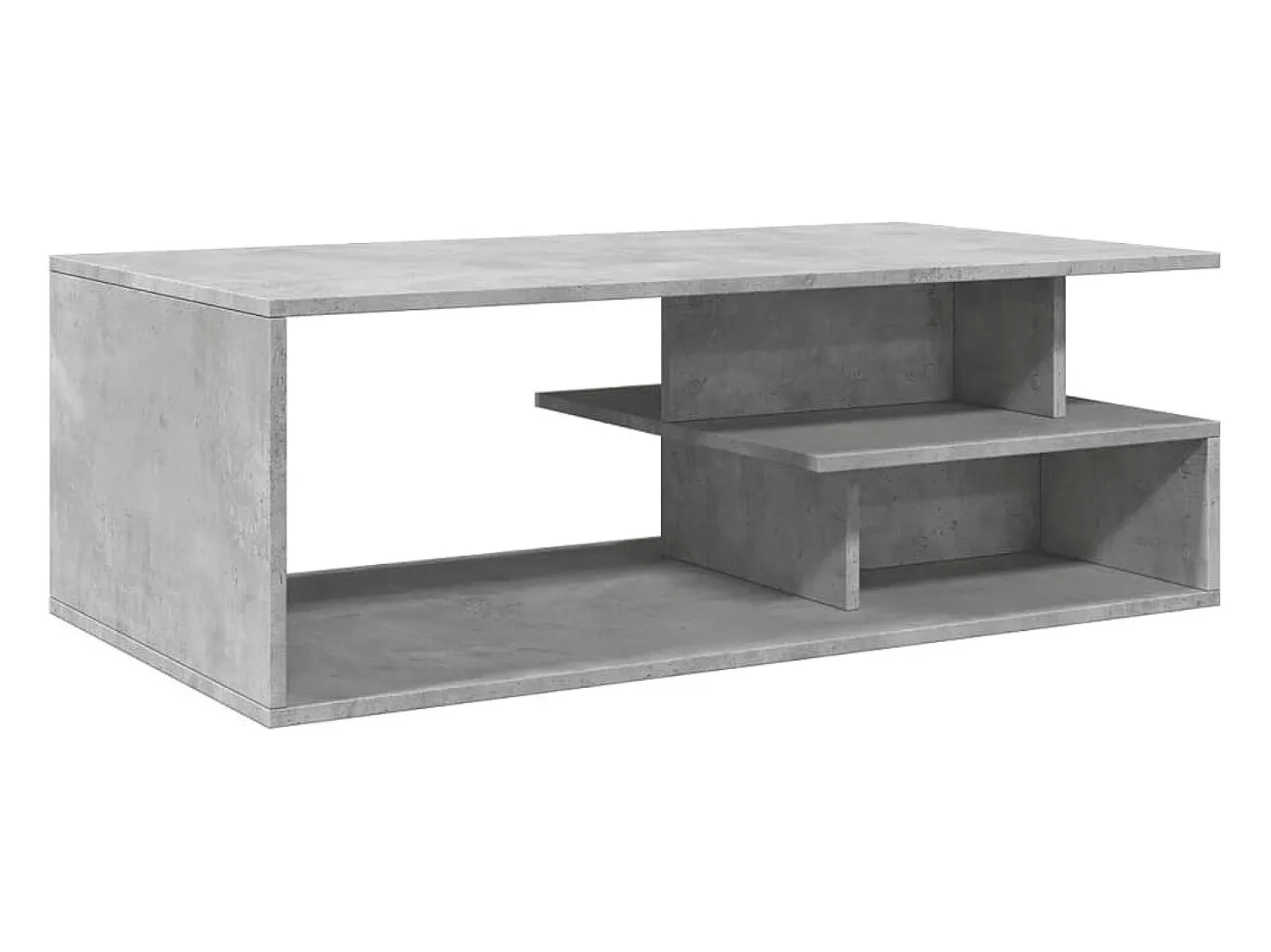 Mesa De Centro| Mesa de centro 102x55x35 cm derivados de madeira cinza cimento PT292593 Cinzento