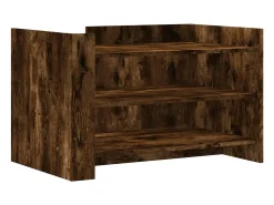 Mesa De Centro*vidaxl Mesa de centro 80x50x50 cm derivados de madeira carvalho fumado Natural claro