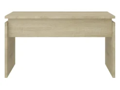 vidaxl Mesa de centro 68x50x38 cm derivados de madeira carvalho sonoma Natural claro
