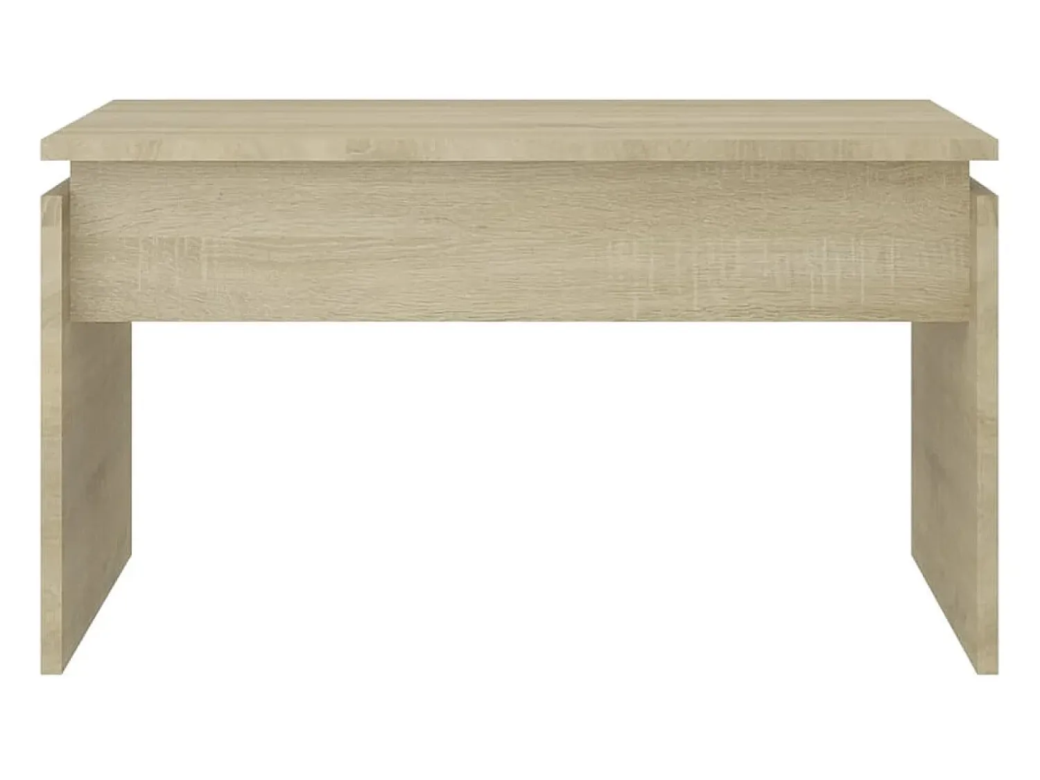 vidaxl Mesa de centro 68x50x38 cm derivados de madeira carvalho sonoma Natural claro
