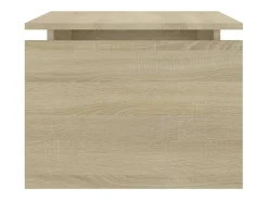 vidaxl Mesa de centro 68x50x38 cm derivados de madeira carvalho sonoma Natural claro