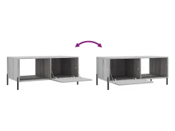vidaxl Mesa de centro 90x50x40 cm derivados de madeira sonoma^ Mesa De Centro