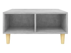 Mesa De Centro* Mesa de centro 60x60x30 cm derivados de madeira cinza cimento PT577404 Cinzento
