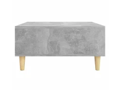 Mesa De Centro* Mesa de centro 60x60x30 cm derivados de madeira cinza cimento PT577404 Cinzento