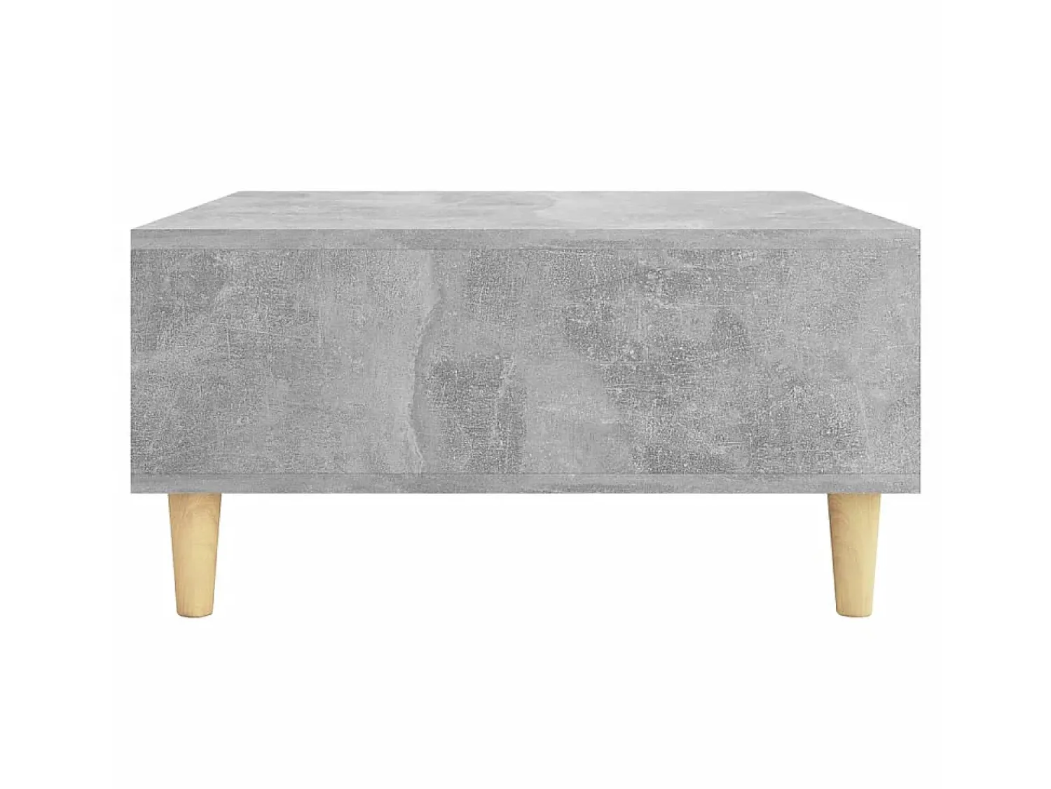 Mesa De Centro* Mesa de centro 60x60x30 cm derivados de madeira cinza cimento PT577404 Cinzento
