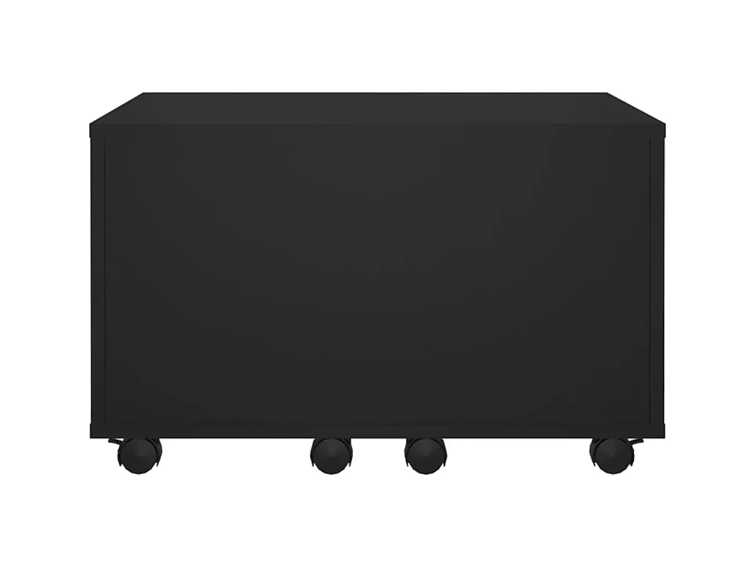 Outlet Mesa de centro 60x60x38 cm derivados de madeira PT596894 Preto
