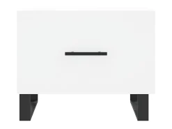 Hot Mesa de centro 50x50x40 cm derivados de madeira PT985851 Branco