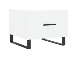 Hot Mesa de centro 50x50x40 cm derivados de madeira PT985851 Branco