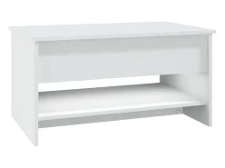 Mesa De Centro| Mesa de centro 80x50x40 cm derivados de madeira PT303223 Branco