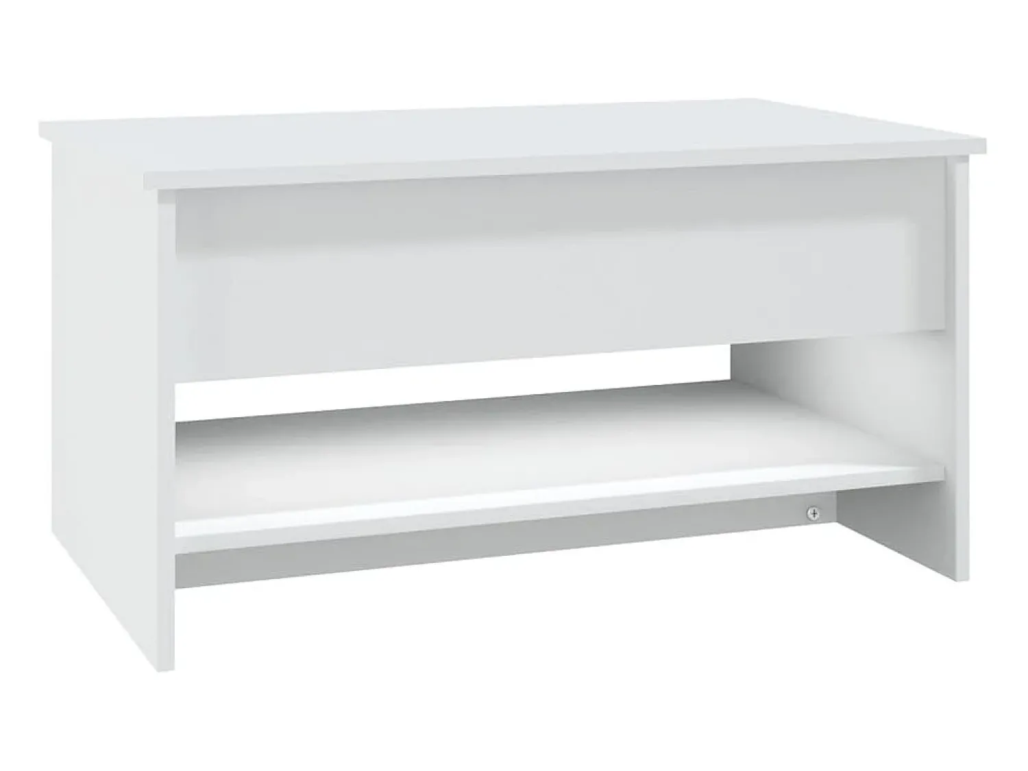 Mesa De Centro| Mesa de centro 80x50x40 cm derivados de madeira PT303223 Branco