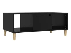 Mesa De Centro| Mesa de centro 90x50x36,5 cm derivados de madeira PT570800 Preto