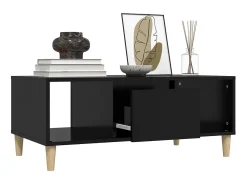 Mesa De Centro| Mesa de centro 90x50x36,5 cm derivados de madeira PT570800 Preto
