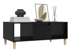 Mesa De Centro| Mesa de centro 90x50x36,5 cm derivados de madeira PT570800 Preto