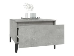 New Mesa de centro 50x46x35 cm derivados de madeira -cimento PT985210 Cinzento