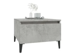 New Mesa de centro 50x46x35 cm derivados de madeira -cimento PT985210 Cinzento