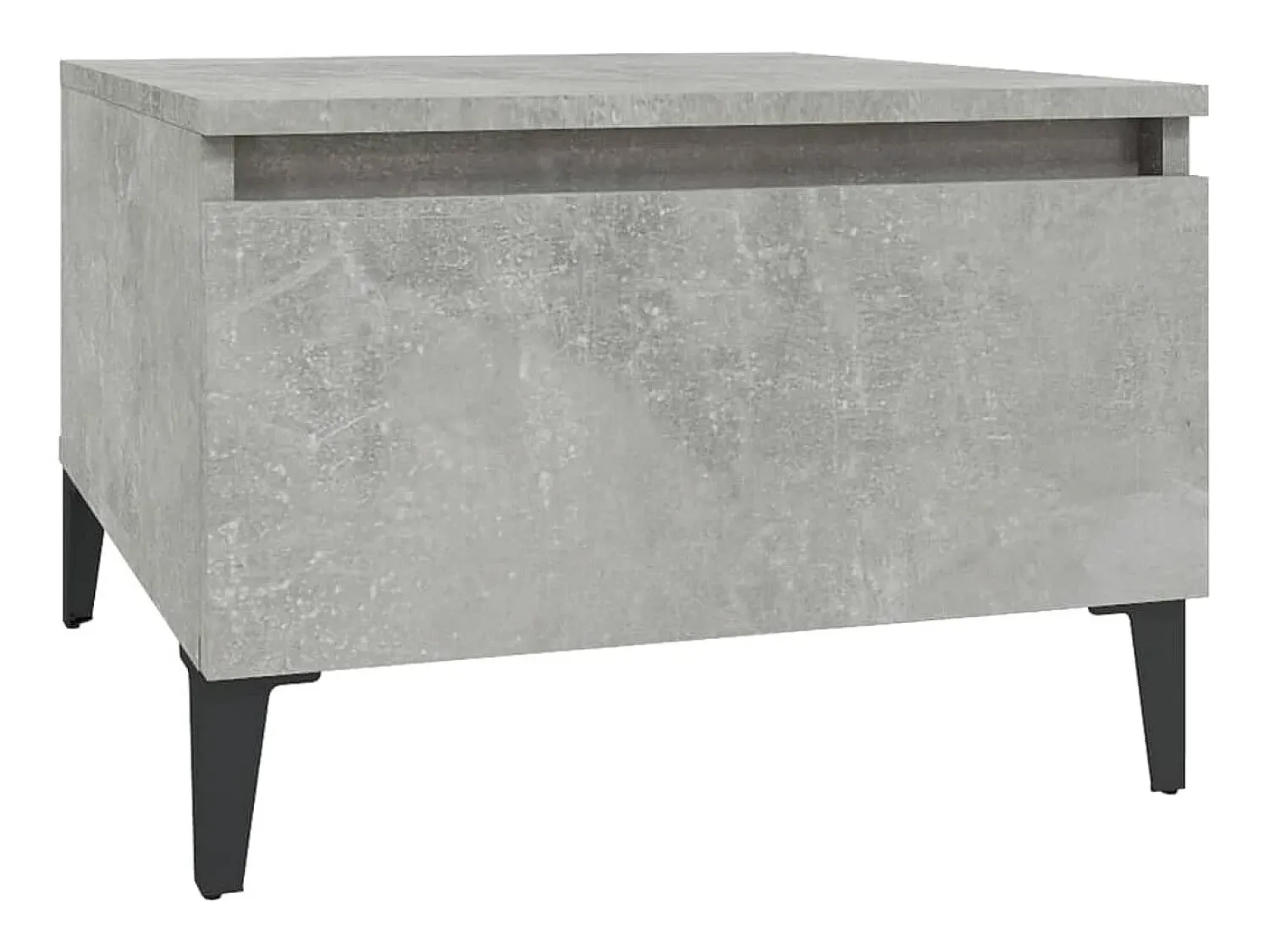 New Mesa de centro 50x46x35 cm derivados de madeira -cimento PT985210 Cinzento