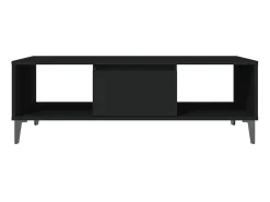 Clearance Mesa de centro 103,5x60x35 cm derivados de madeira PT807964 Preto