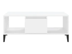 Sale Mesa de centro 90x50x36,5 cm derivados de madeira PT860995 Branco