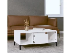 Sale Mesa de centro 90x50x36,5 cm derivados de madeira PT860995 Branco