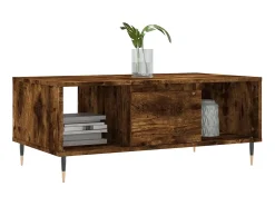 Mesa De Centro* Mesa de centro 90x50x36,5 cm derivados madeira carvalho fumado PT417801 Castanho