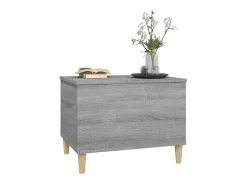 Mesa de centro 60x44,5x45 cm derivados de madeira cinza sonoma PT541086^ Mesa De Centro