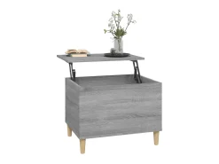 Mesa de centro 60x44,5x45 cm derivados de madeira cinza sonoma PT541086^ Mesa De Centro