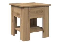 Mesa De Centro*vidaxl Mesa de centro 40x40x42 cm deriv. madeira carvalho artisiano Natural claro