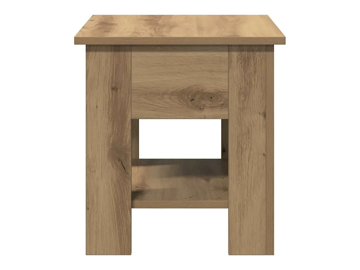 Mesa De Centro*vidaxl Mesa de centro 40x40x42 cm deriv. madeira carvalho artisiano Natural claro