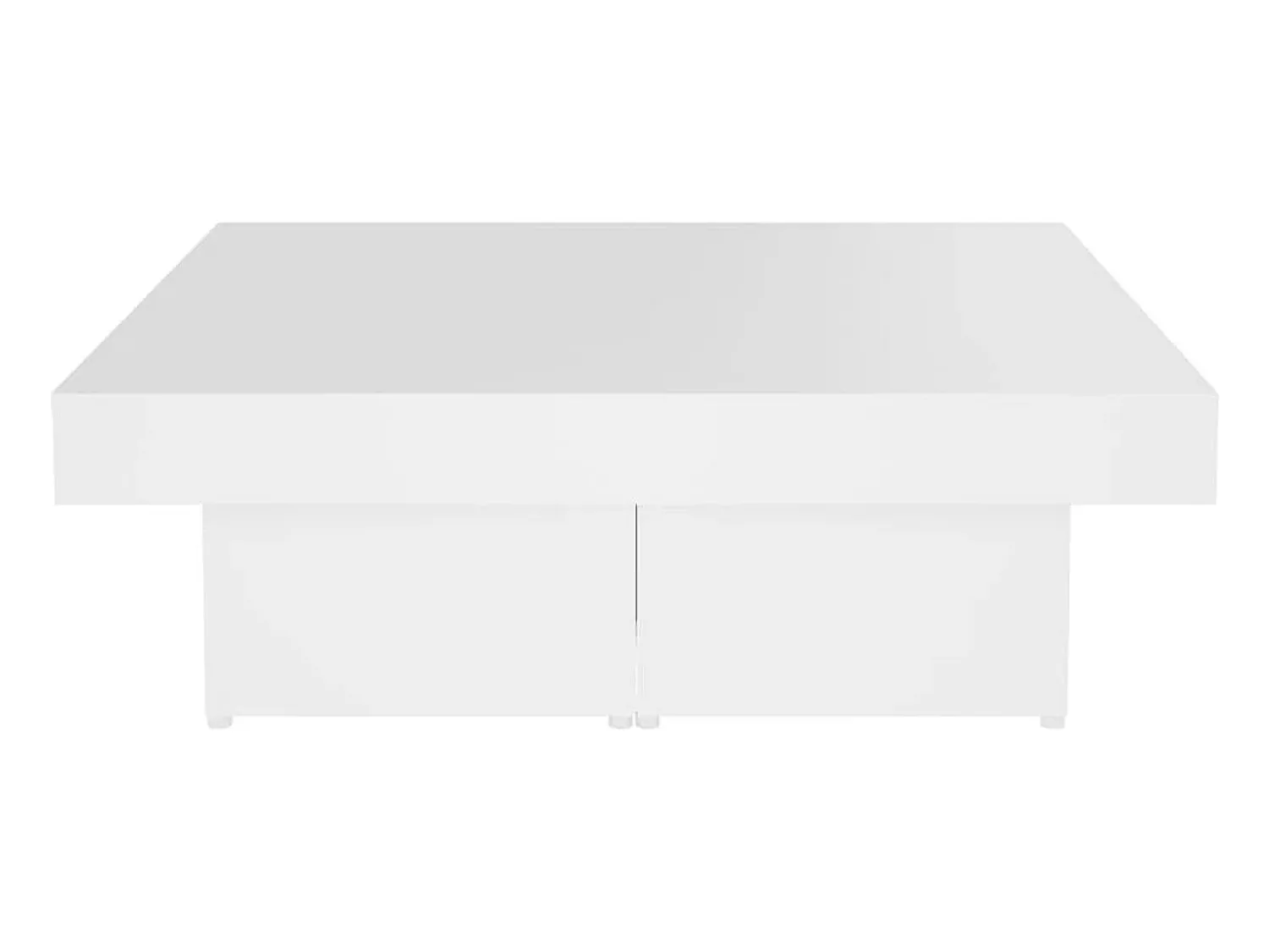 Clearance Mesa de centro 90x90x28 cm derivados de madeira PT646188 Branco