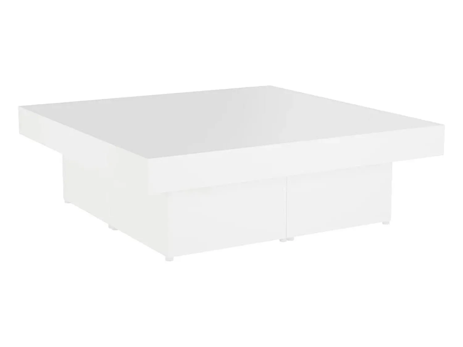 Clearance Mesa de centro 90x90x28 cm derivados de madeira PT646188 Branco