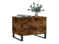 Mesa De Centro* Mesa de centro 60x44,5x45 cm derivados madeira carvalho fumado PT746133 Castanho