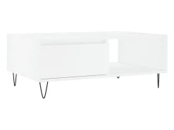 Mesa De Centro*vidaxl Mesa de centro 90x60x35 cm derivados de madeira Branco