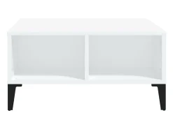 Mesa de centro 60x60x30 cm derivados de madeira PT431613 Branco