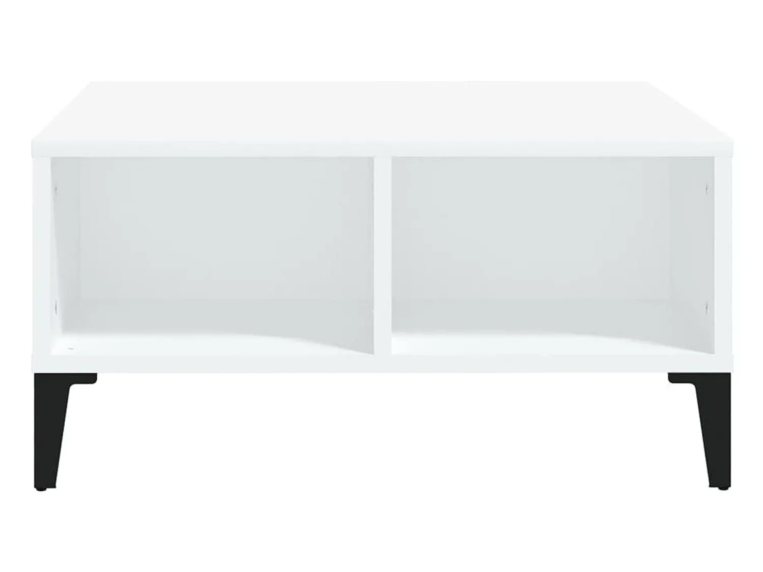Mesa de centro 60x60x30 cm derivados de madeira PT431613 Branco