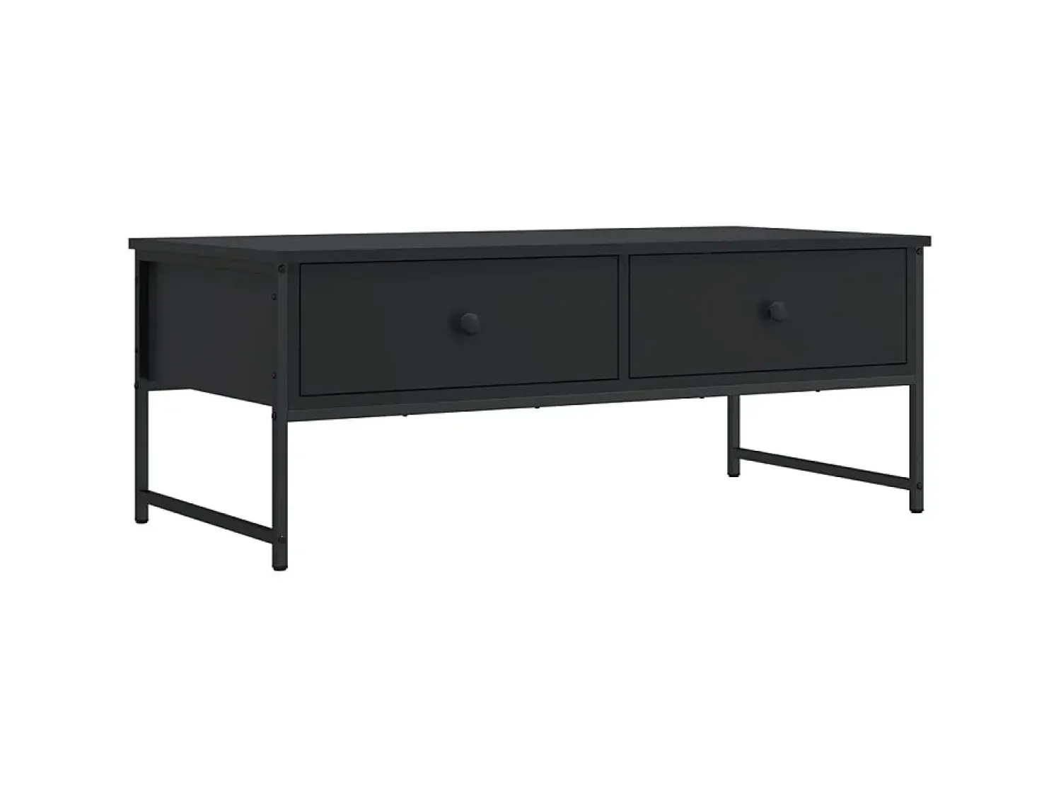 Mesa De Centro| Mesa de centro 101x49x39,5 cm derivados de madeira PT441154 Preto