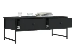 Mesa De Centro| Mesa de centro 101x49x39,5 cm derivados de madeira PT441154 Preto