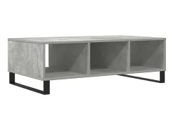 Best vidaxl Mesa de centro 104x60x35 cm derivados madeira cinzento cimento Cinzento claro