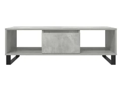 Best vidaxl Mesa de centro 104x60x35 cm derivados madeira cinzento cimento Cinzento claro