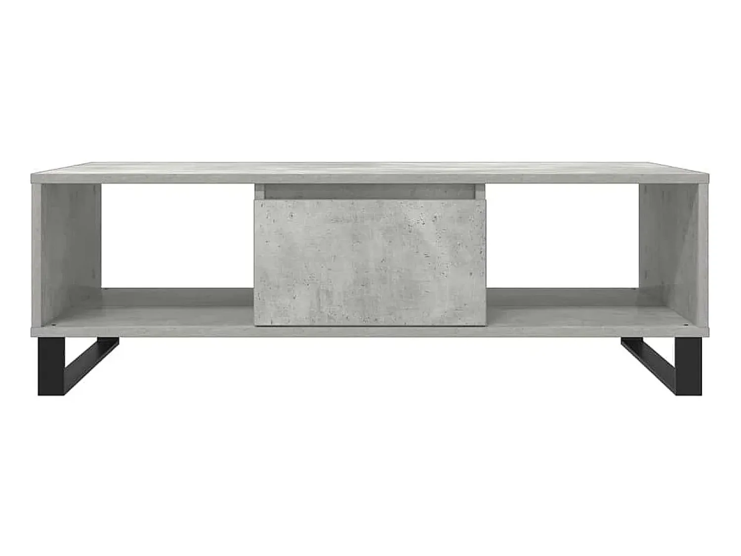 Best vidaxl Mesa de centro 104x60x35 cm derivados madeira cinzento cimento Cinzento claro