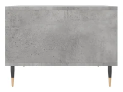Mesa De Centro* Mesa de centro 60x50x36,5 cm derivados de madeira cinza cimento PT548639 Cinzento