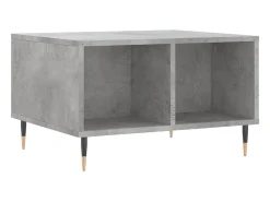 Mesa De Centro* Mesa de centro 60x50x36,5 cm derivados de madeira cinza cimento PT548639 Cinzento