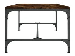 Mesa De Centro| Mesa de centro 100x50x35 cm derivados madeira carvalho fumado PT439328 Castanho