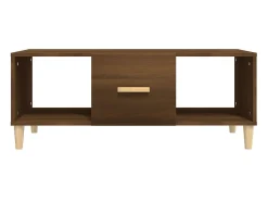 Mesa De Centro* Mesa de centro 102x50x40 cm derivados madeira carvalho PT287239 Castanho