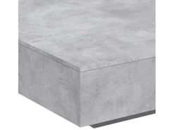 Mesa De Centro*vidaxl Mesa de centro 100x100x31 cm derivados de madeira cinza-cimento Cinzento claro