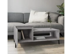 Mesa De Centro* Mesa de centro 100x50x45 cm derivados madeira sonoma PT300773 Cinzento