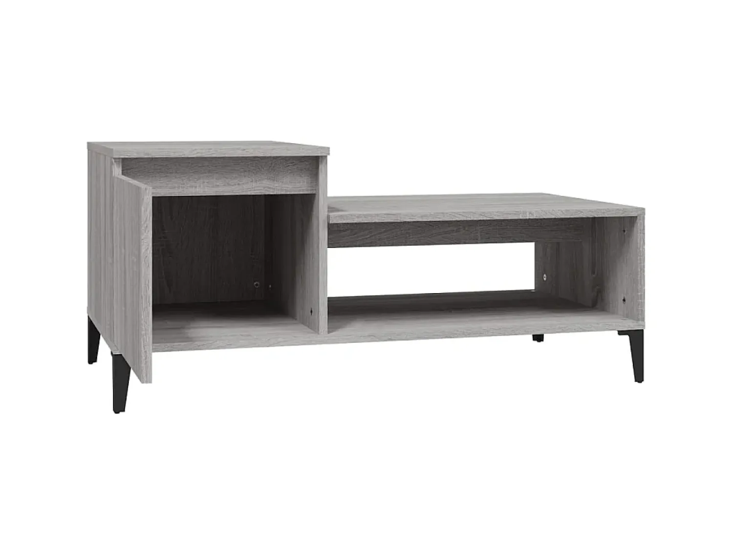 Mesa De Centro* Mesa de centro 100x50x45 cm derivados madeira sonoma PT300773 Cinzento